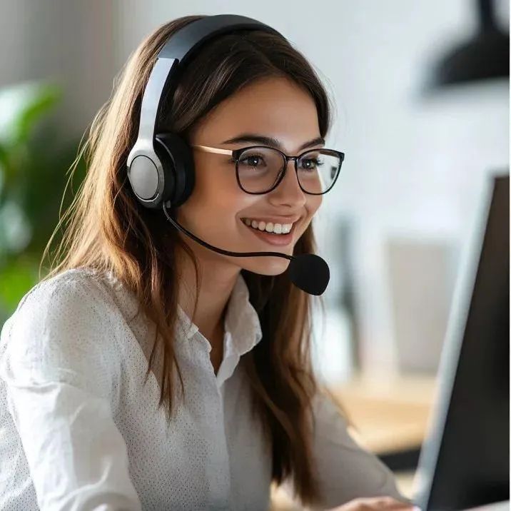 Medical virtual assistant working remotely on a laptop
